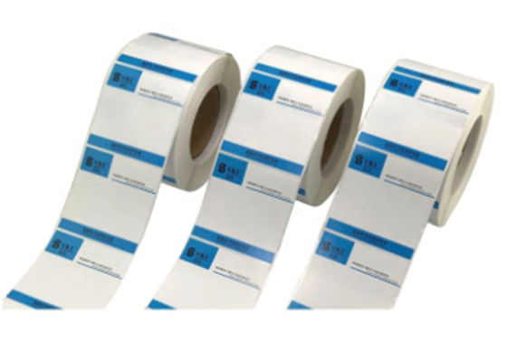 Matte Polyester 57x32mm Thermische Verschepende Etiketten