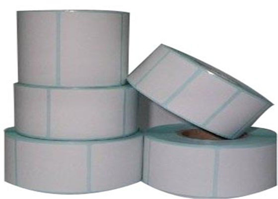 60x30mm de Gele Thermische Printer Sticker Roll van de Cellofaanvoering