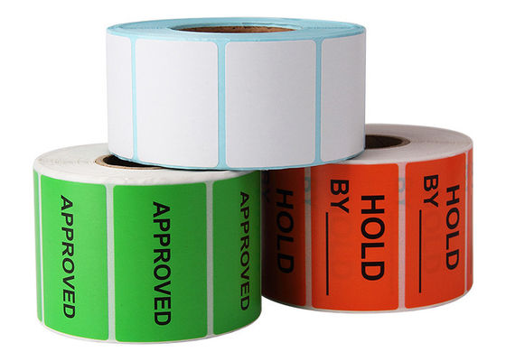 De thermische FSC 50X25mm Broodjes van het de Streepjescodeetiket van de Supermarktschaal