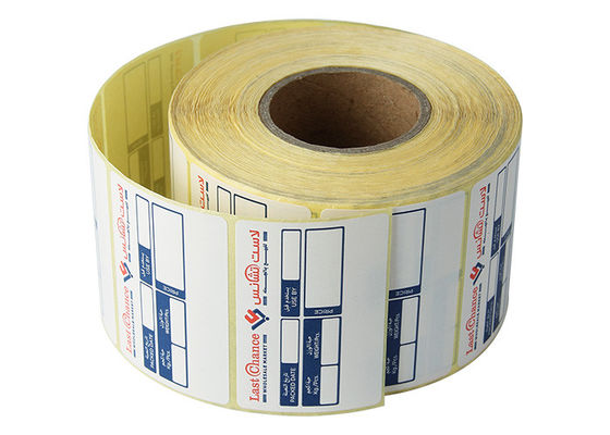 Waterdichte COC-PE Directe Thermische Etiketten 102x76mm van pvc
